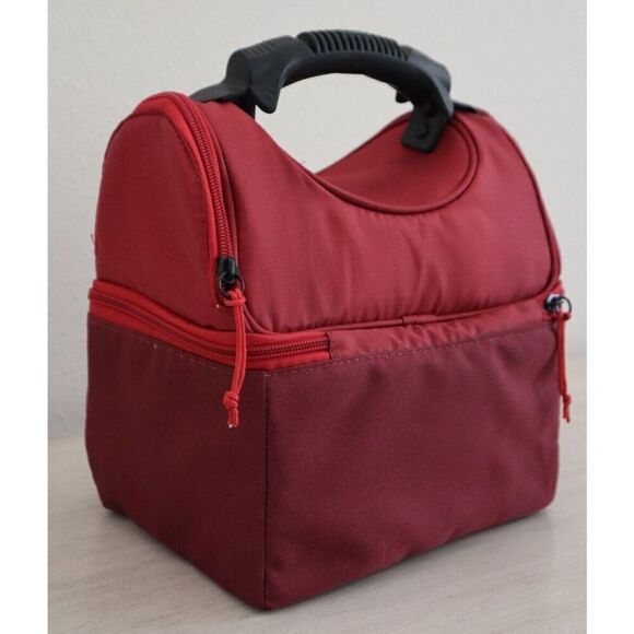 Igloo Playmate Gripper Red 9 Can Capacity Fully Insulated Cooler Bag - Picture 2 of 11